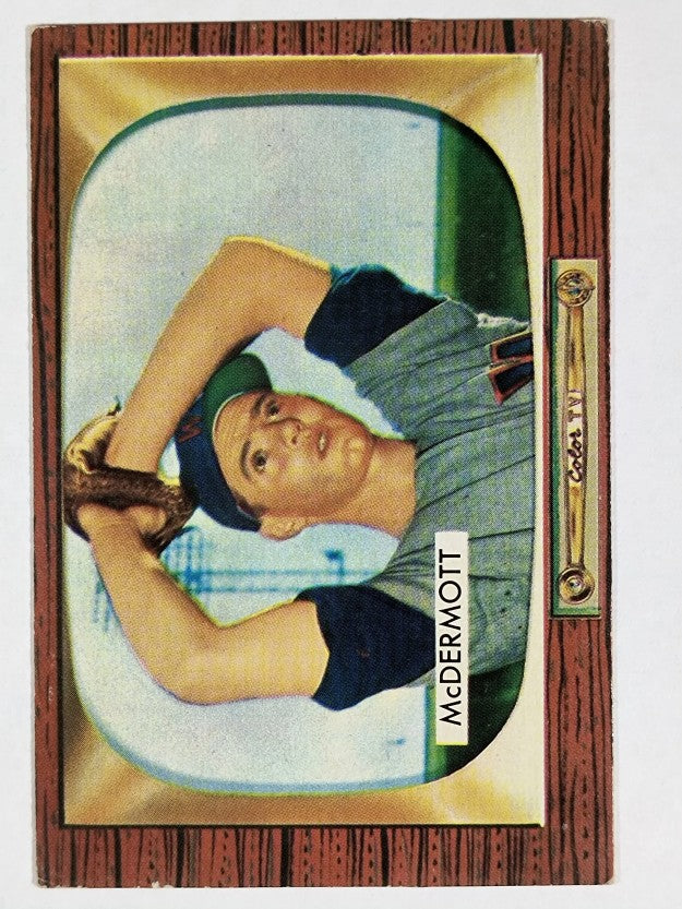 1955 Bowman #165 Maurice McDermott (VGEX)