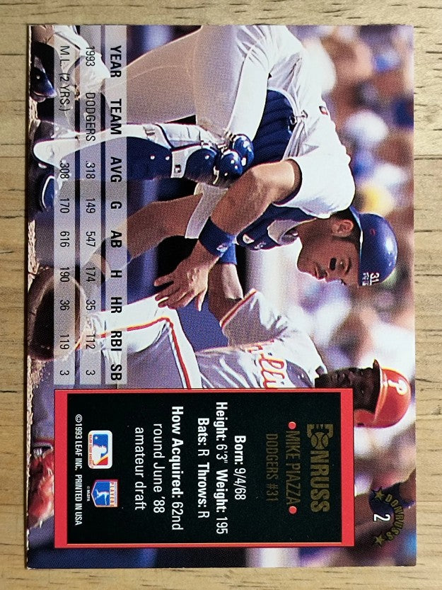 1994 Donruss #2 Mike Piazza