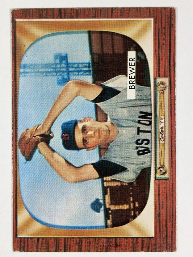 1955 Bowman #178 Tom Brewer RC (VG)