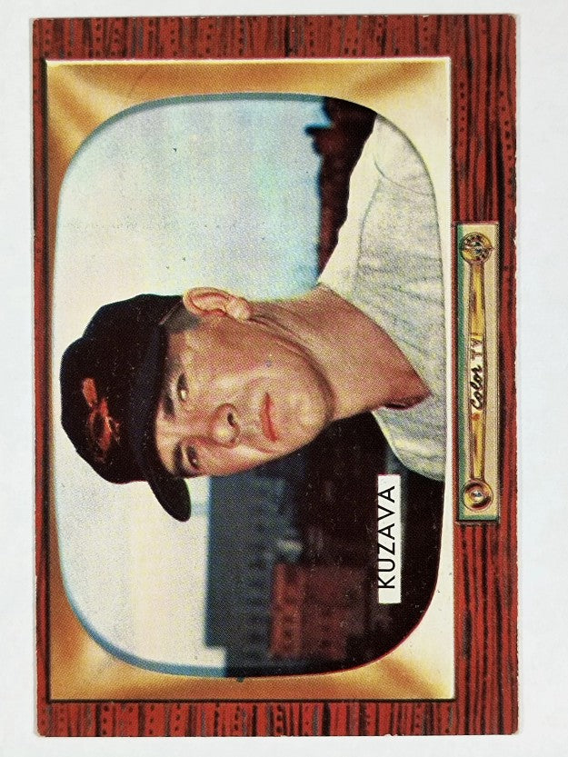 1955 Bowman #215 Bob Kuzava (EX)