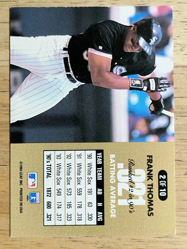 1994 Donruss Dominators #B2 Frank Thomas