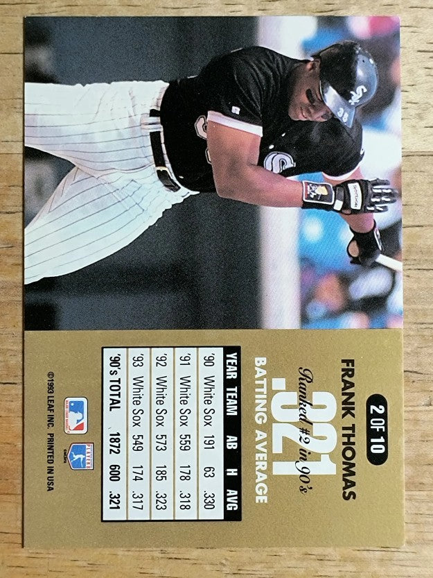 1994 Donruss Dominators #B2 Frank Thomas