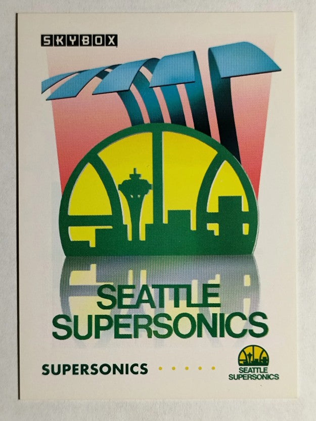1991-92 SkyBox #375 Seattle Supersonics TL