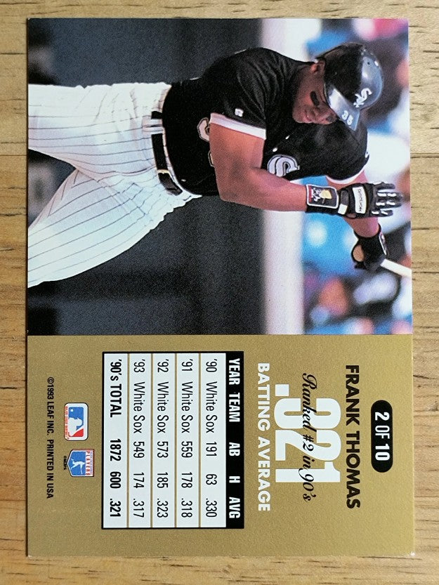 1994 Donruss Dominators #B2 Frank Thomas