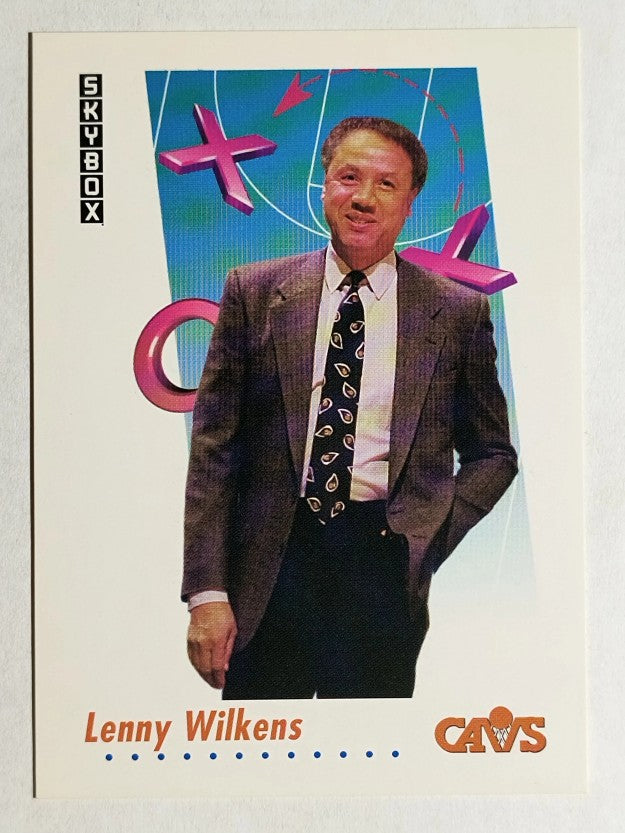 1991-92 SkyBox #382 Lenny Wilkens CO