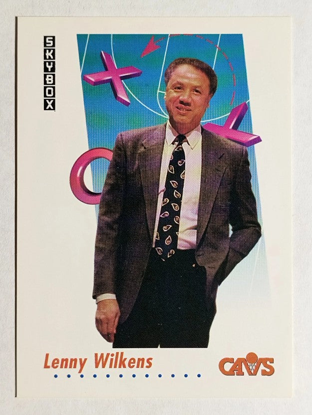 1991-92 SkyBox #382 Lenny Wilkens CO