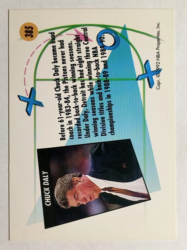 1991-92 SkyBox #385 Chuck Daly CO