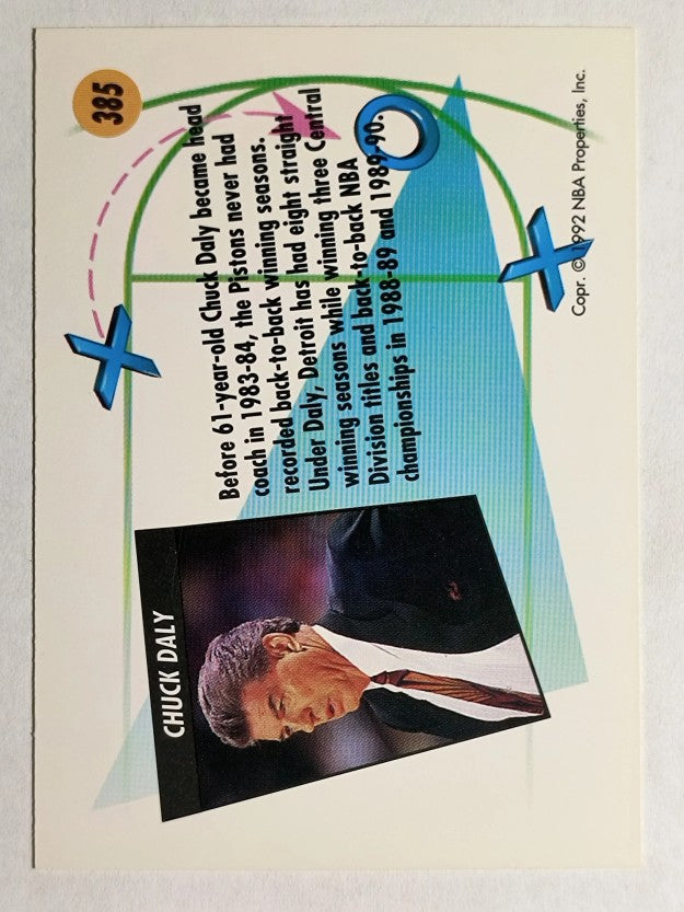 1991-92 SkyBox #385 Chuck Daly CO