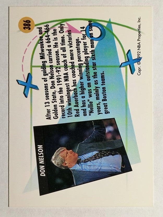 1991-92 SkyBox #386 Don Nelson CO