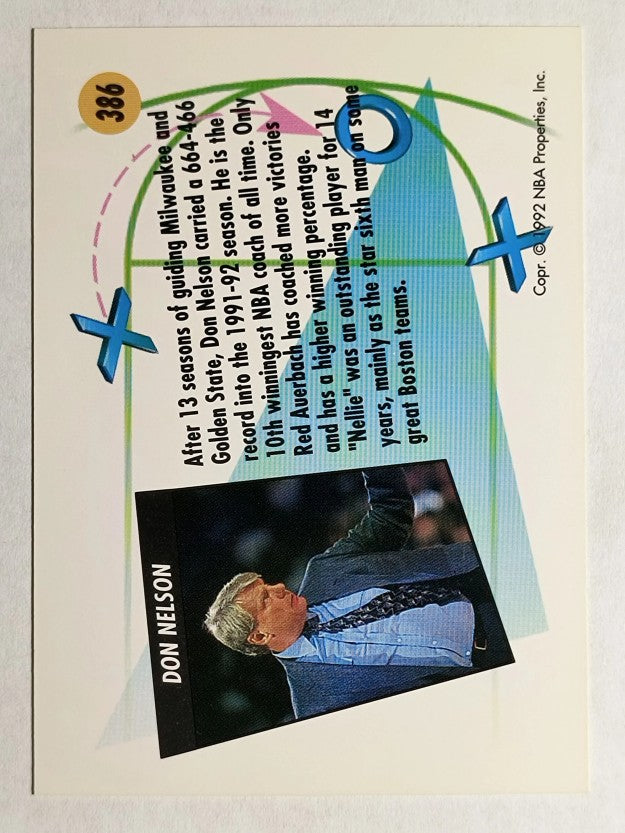1991-92 SkyBox #386 Don Nelson CO
