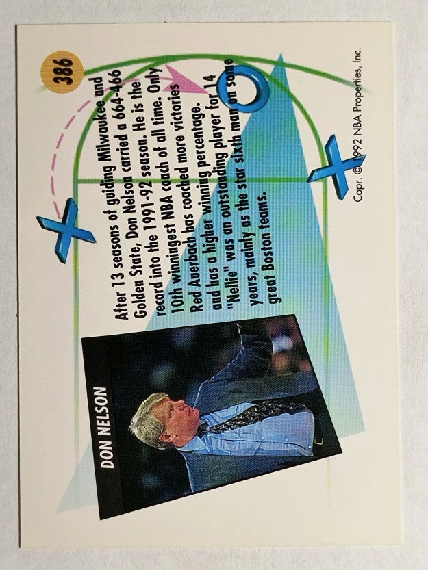 1991-92 SkyBox #386 Don Nelson CO