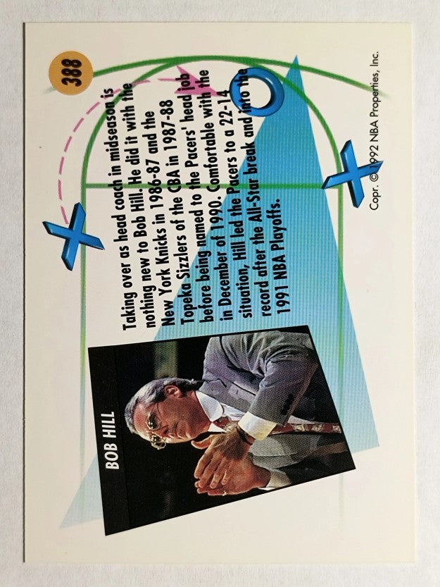 1991-92 SkyBox #388 Bob Hill CO RC