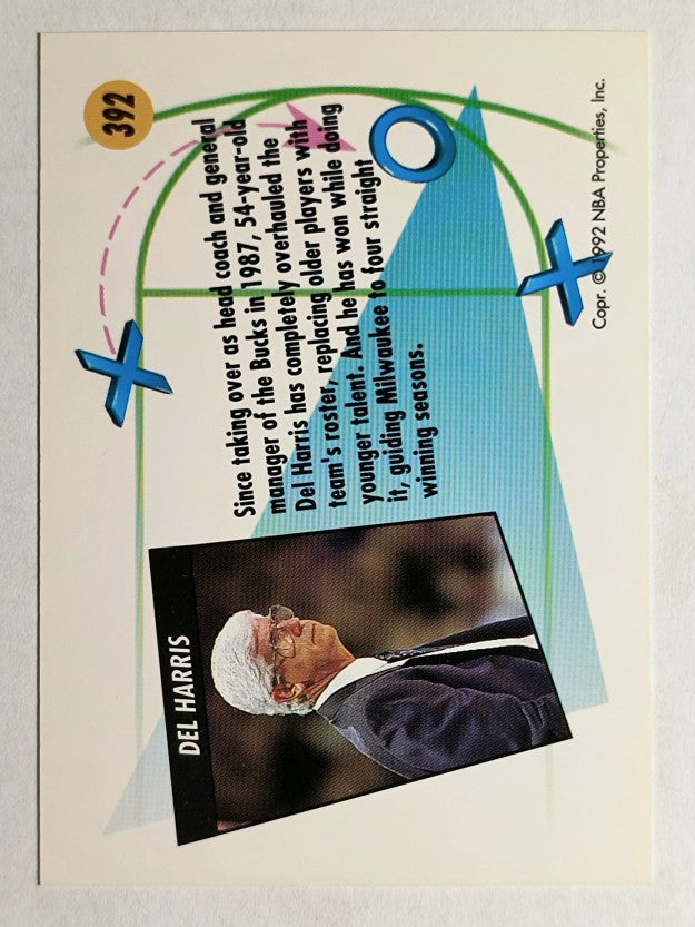 1991-92 SkyBox #392 Del Harris CO