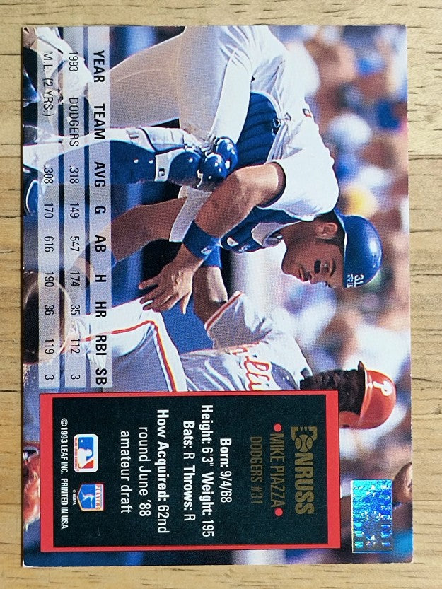 1994 Donruss Special Edition #2 Mike Piazza