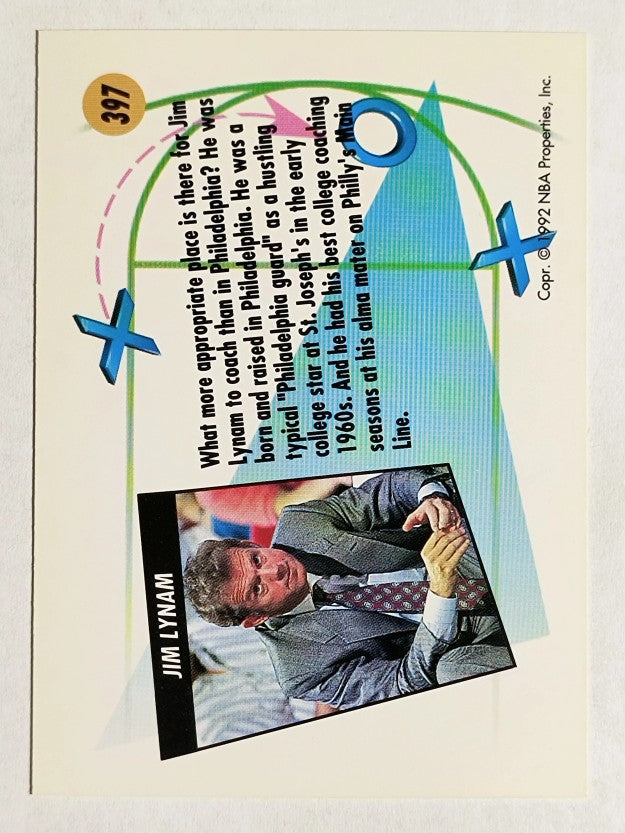 1991-92 SkyBox #397 Jim Lynam CO