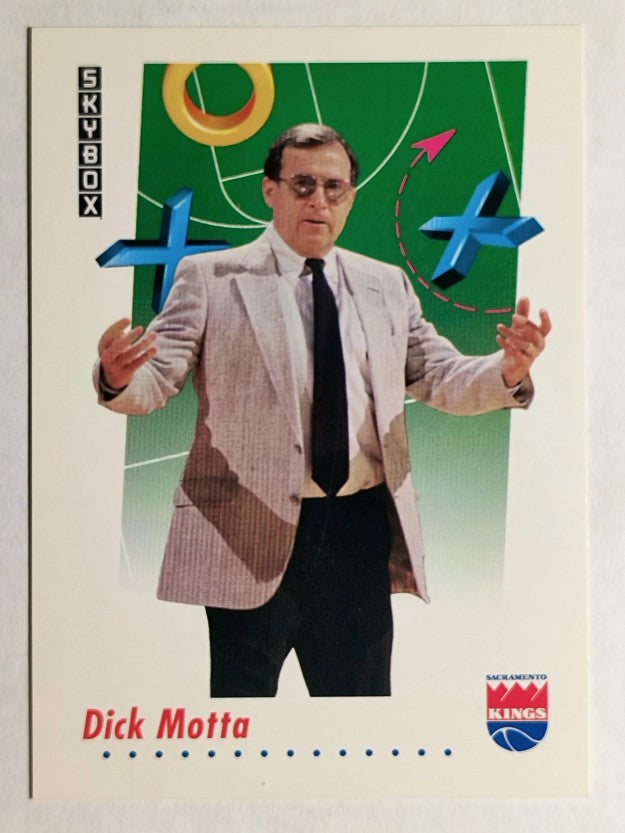 1991-92 SkyBox #400 Dick Motta CO