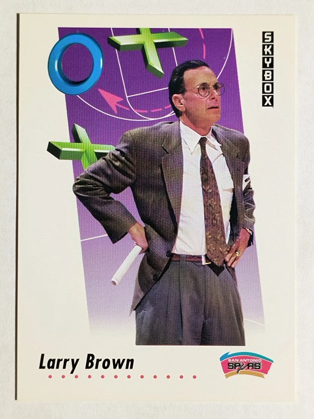 1991-92 SkyBox #401 Larry Brown CO