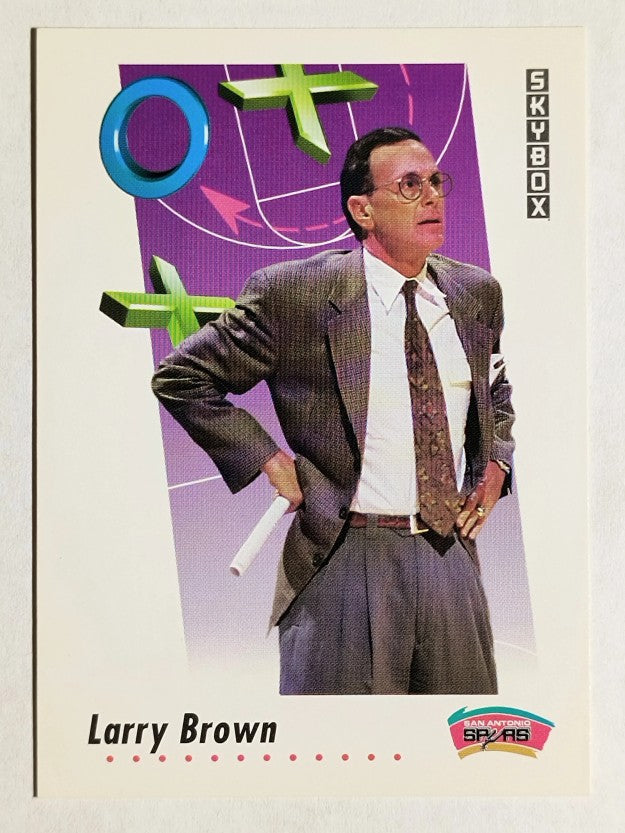 1991-92 SkyBox #401 Larry Brown CO