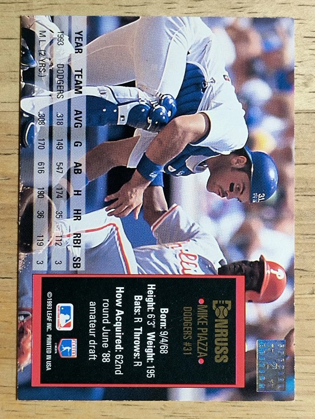 1994 Donruss Special Edition #2 Mike Piazza
