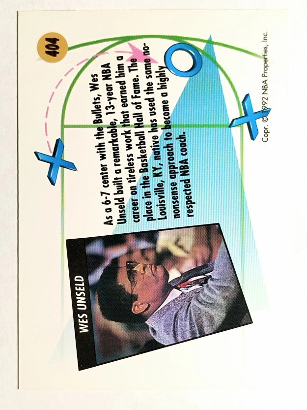 1991-92 SkyBox #404 Wes Unseld CO