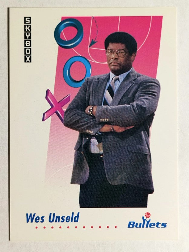 1991-92 SkyBox #404 Wes Unseld CO