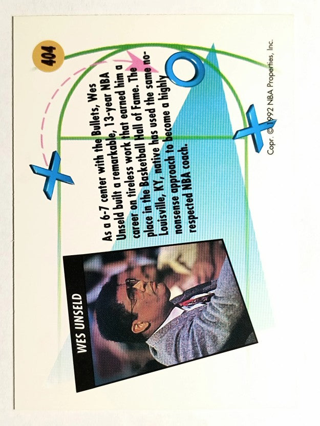 1991-92 SkyBox #404 Wes Unseld CO