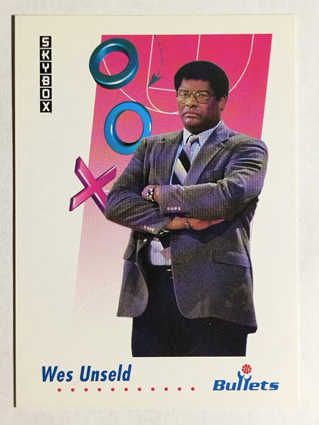 1991-92 SkyBox #404 Wes Unseld CO