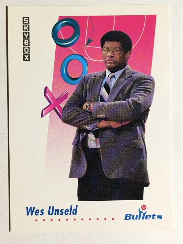 1991-92 SkyBox #404 Wes Unseld CO