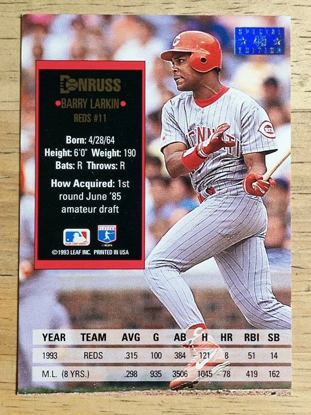 1994 Donruss Special Edition #45 Barry Larkin