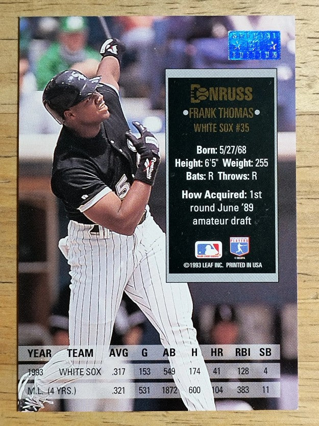 1994 Donruss Special Edition #61 Frank Thomas