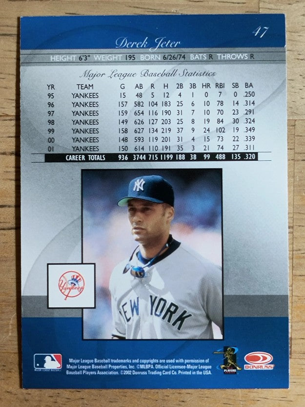 2002 Donruss Elite #47 Derek Jeter