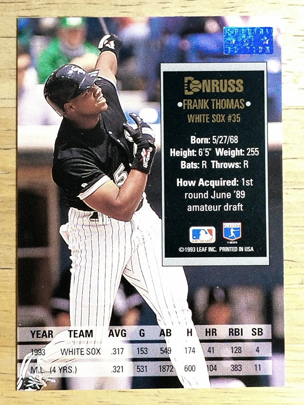 1994 Donruss Special Edition #61 Frank Thomas