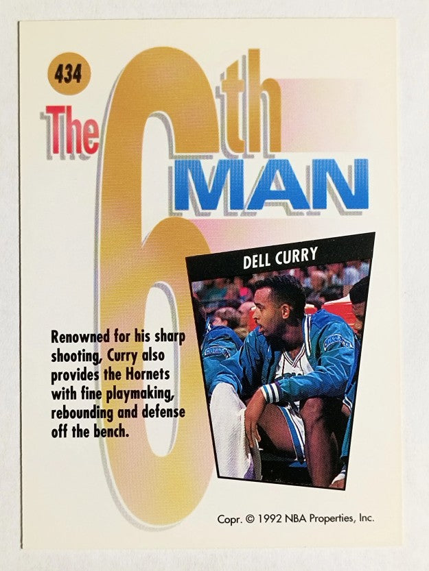1991-92 SkyBox #434 Dell Curry SM