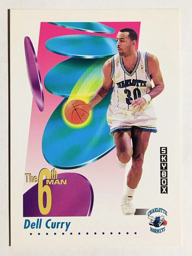 1991-92 SkyBox #434 Dell Curry SM