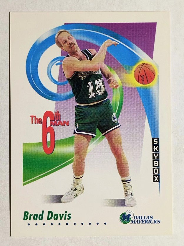1991-92 SkyBox #437 Brad Davis SM