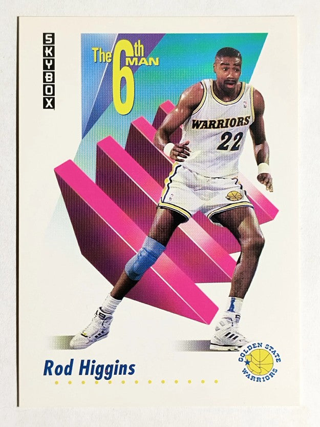 1991-92 SkyBox #440 Rod Higgins SM