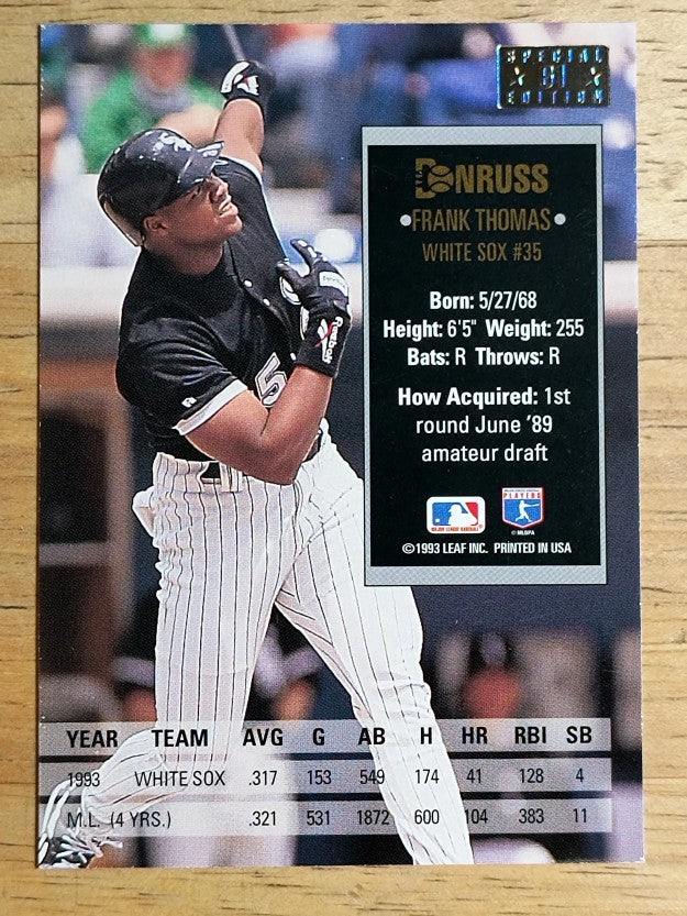 1994 Donruss Special Edition #61 Frank Thomas