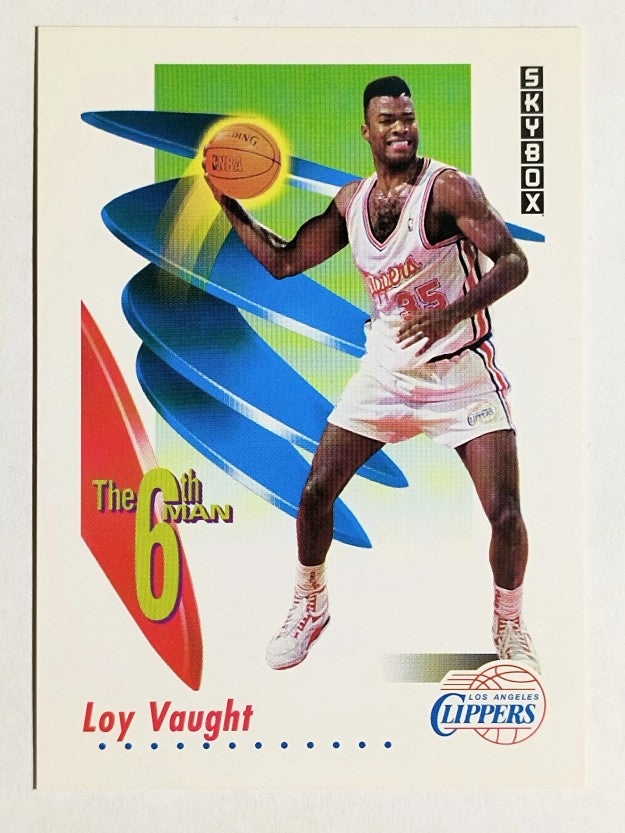 1991-92 SkyBox #443 Loy Vaught SM