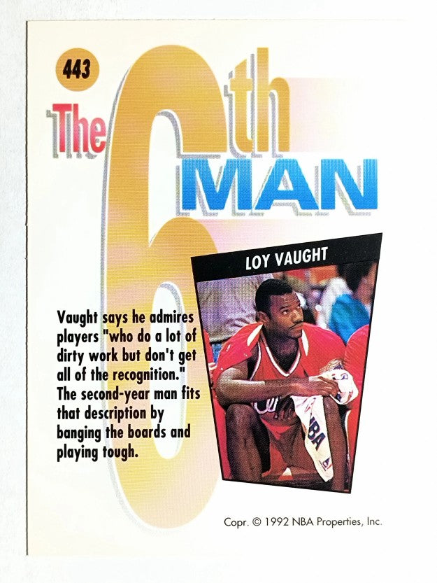 1991-92 SkyBox #443 Loy Vaught SM