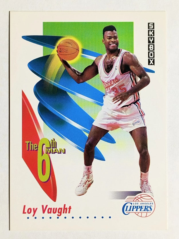1991-92 SkyBox #443 Loy Vaught SM