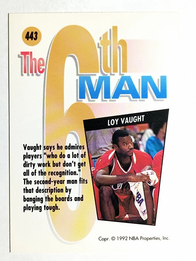 1991-92 SkyBox #443 Loy Vaught SM