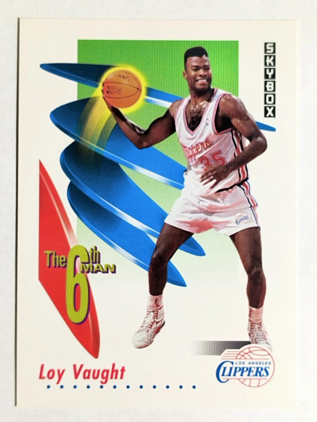 1991-92 SkyBox #443 Loy Vaught SM