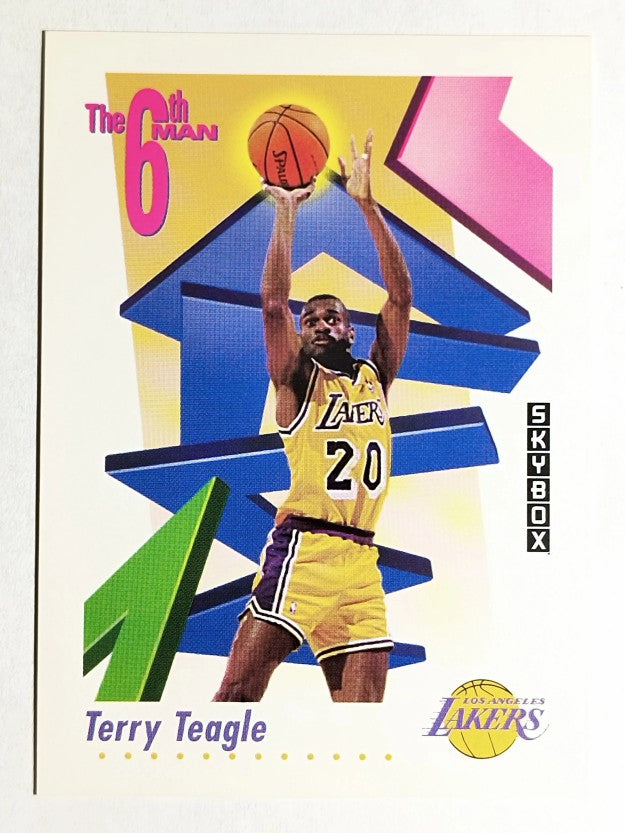 1991-92 SkyBox #444 Terry Teagle SM