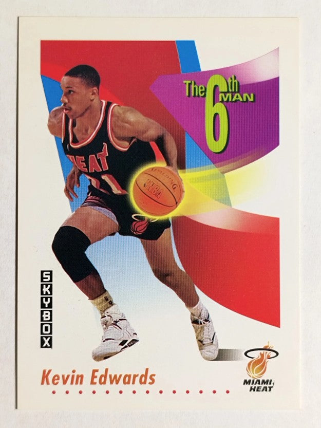 1991-92 SkyBox #445 Kevin Edwards SM
