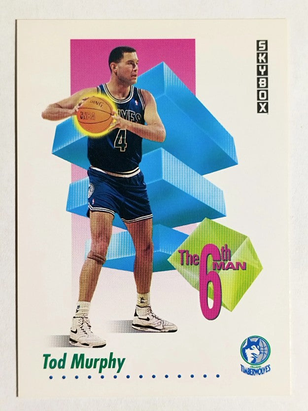 1991-92 SkyBox #447 Tod Murphy SM