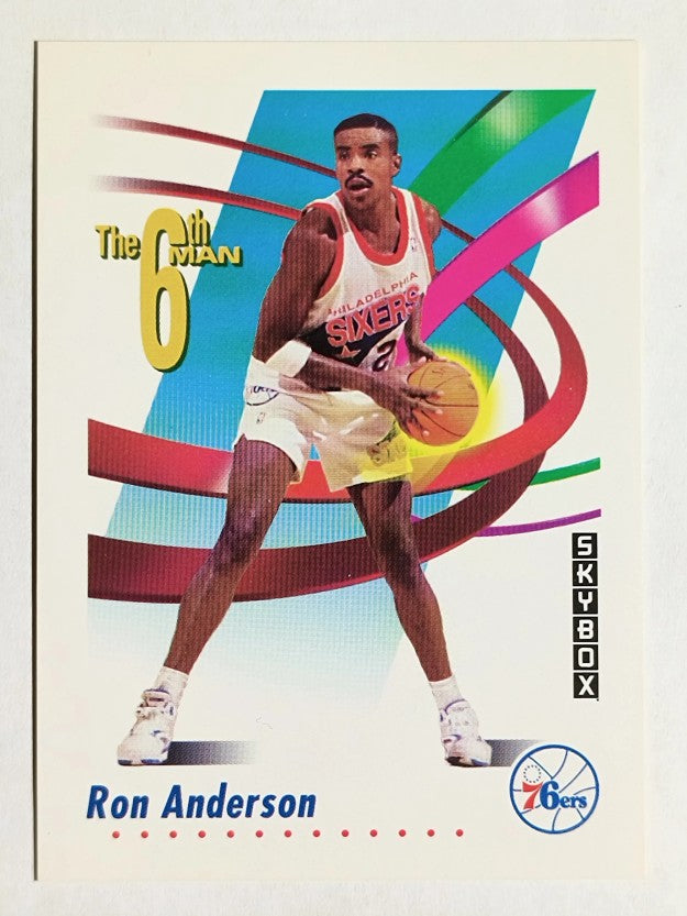 1991-92 SkyBox #451 Ron Anderson SM