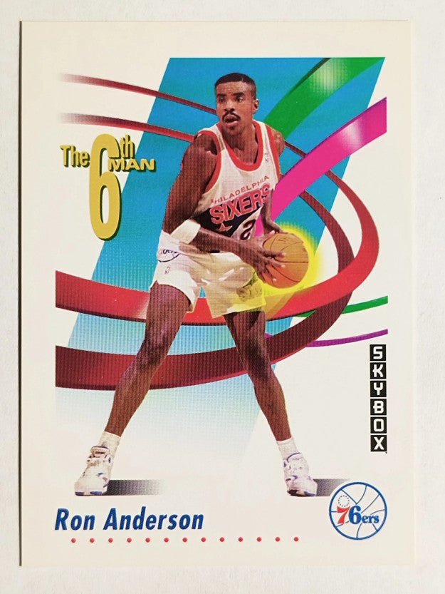 1991-92 SkyBox #451 Ron Anderson SM