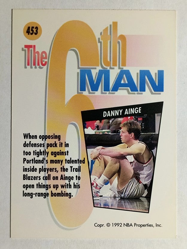1991-92 SkyBox #453 Danny Ainge SM