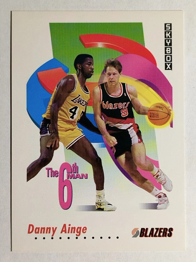 1991-92 SkyBox #453 Danny Ainge SM
