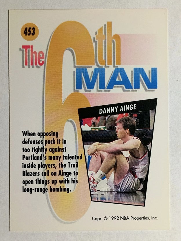 1991-92 SkyBox #453 Danny Ainge SM